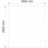 Шторка для ванной WASSERKRAFT BERKEL SC-49101