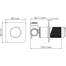 Смеситель для душа WASSERKRAFT SCHUNTER 8251
